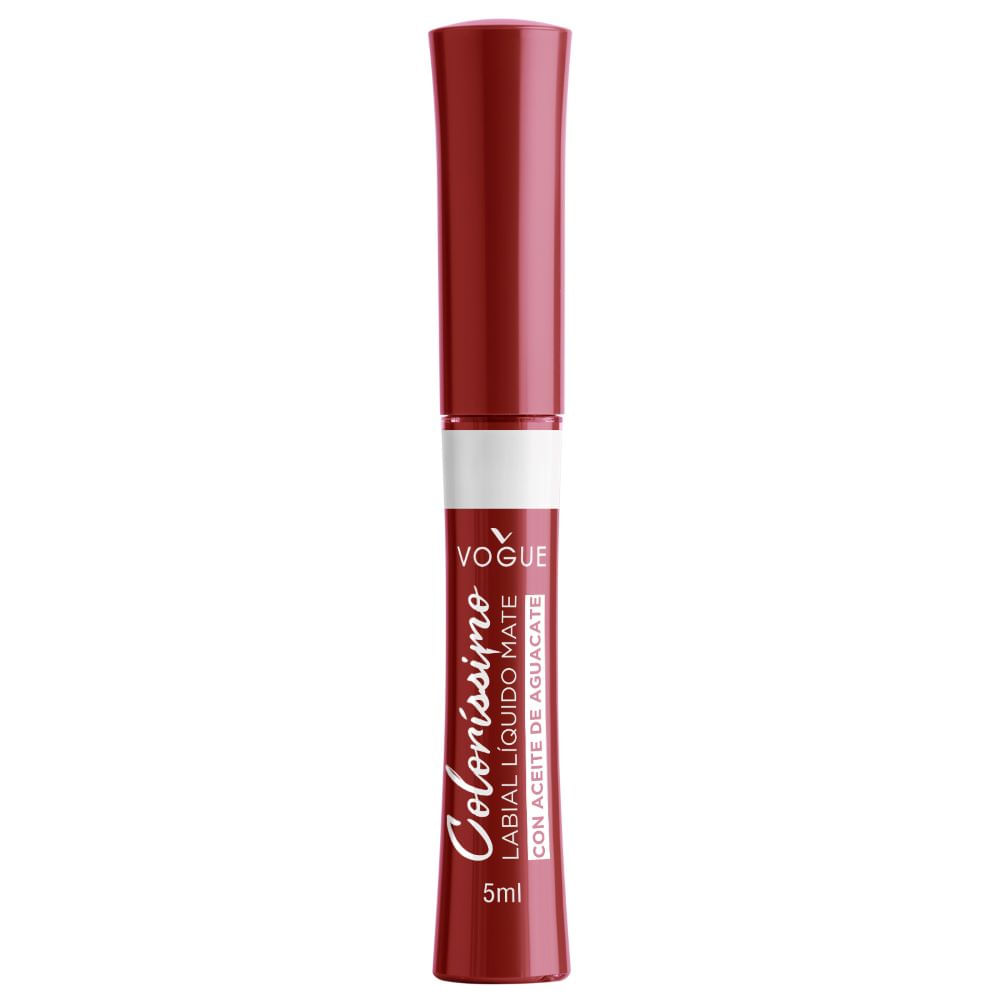 Labial líquido Vogue colorissimo mora x5ml