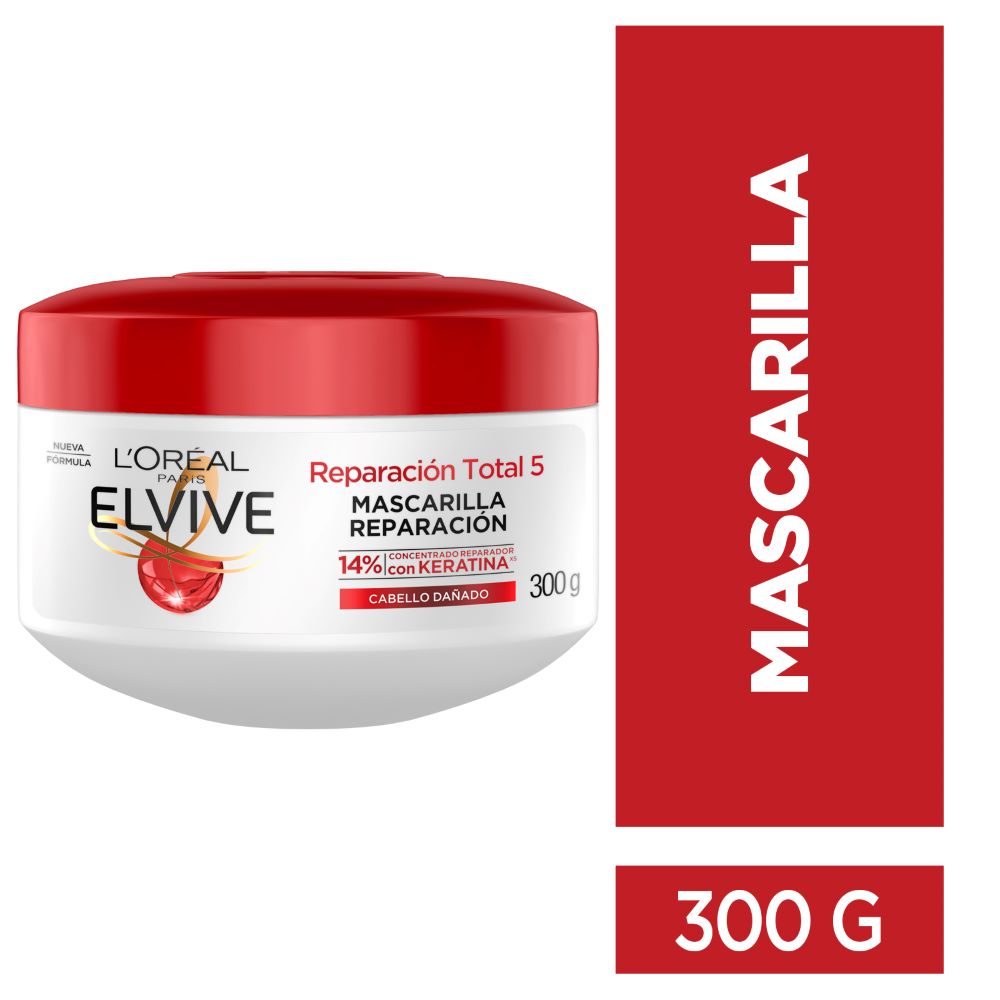 Tratamiento Elvive L´Oréal Paris reparación total 5 x 300gr