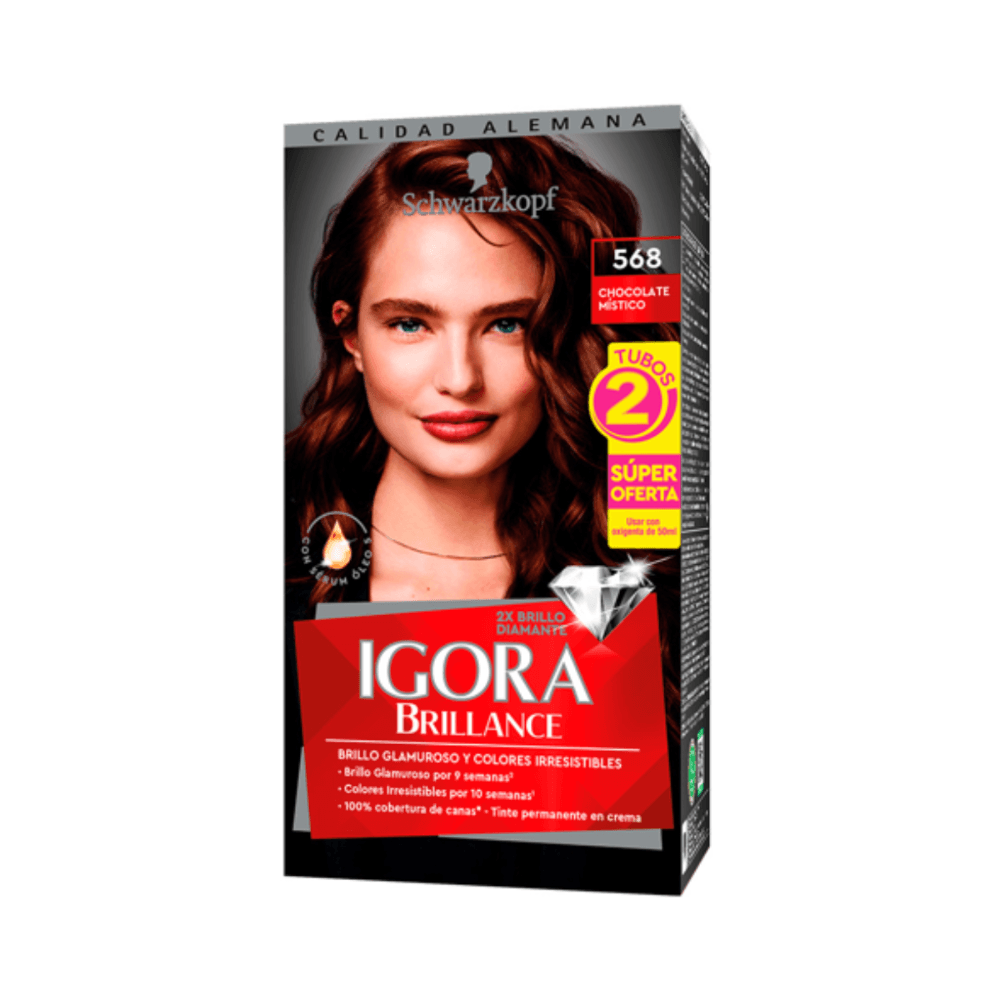 Tinte Igora Brillance 568 Chocolate Místico