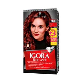 Tinte Igora Brillance 688 Rojo Rubi
