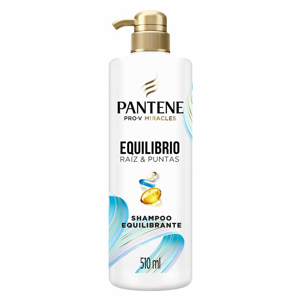 Shampoo Pantene Equilibrio Raíz y Puntas 510 ml