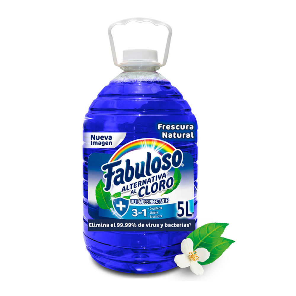 Limpia Pisos Fabuloso Desinfectante Frescura Natural 5 lt