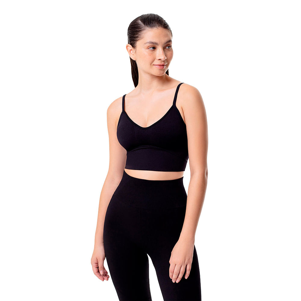 Top Soporte Medio en Seamles Femenino Lafar Top Gef