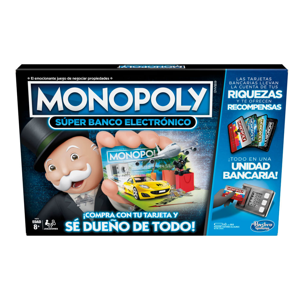 Juego de Mesa Monopoly Súper Banco Electrónico