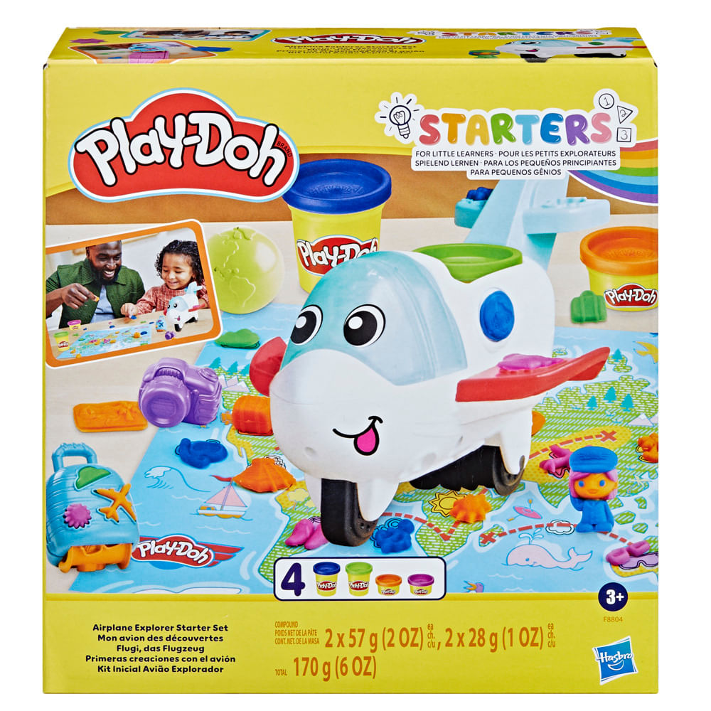 Masas y Plastilinas Play Doh Starters Primeras Creaciones con El Avión