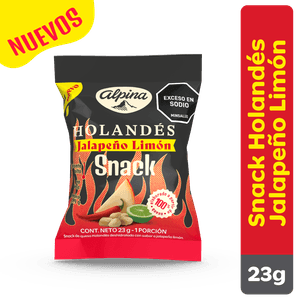 Snack Queso Jalapeño Limón Deshidratado 23grs