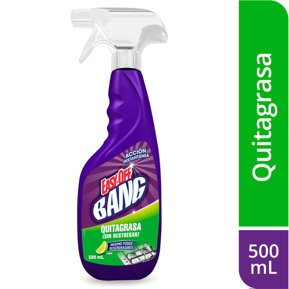 Quitagrsrasa Easy Off Bang Limón Pistola 500ml