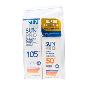 Protector Solar Sunpro Spf150 x120ml + Spf50 x50ml