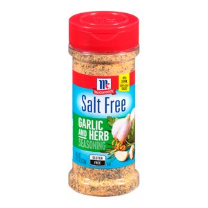 Condimento McCormick Ajo y Hierbas Sin Sal x123grs