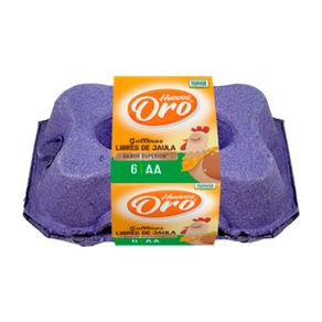 Huevos Oro Libre de Jaula Aa x6Und
