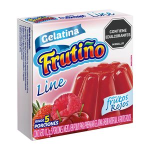 Gelatina Frutino Line Frutos Rojos x112grs