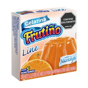 Gelatina Frutino Line Naranja x112grs