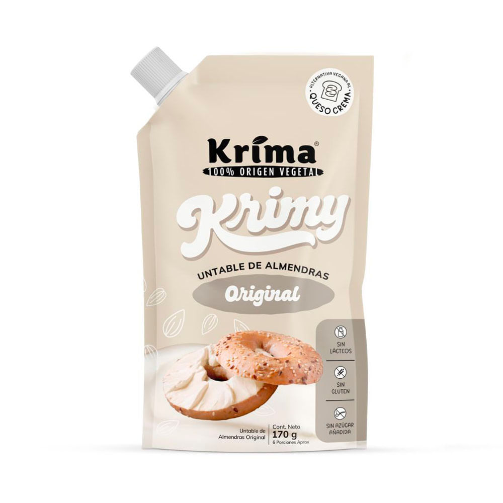 Queso Crema Krima Almendras Original x170grs