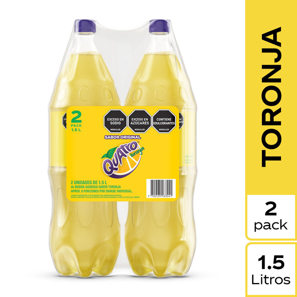Gaseosa Quatro Pack 1.5Lt-Inactivo