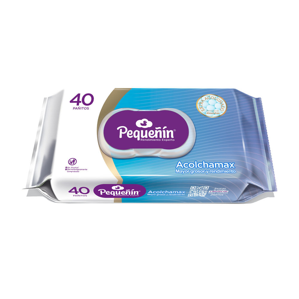 Pañitos Húmedos Pequeñín Acolchamax x 40 und