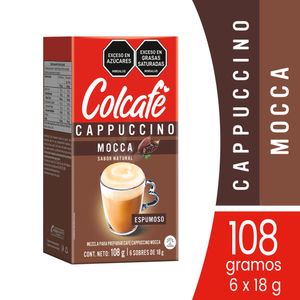 Mezcla Colcafe Cappuccino Mocca x6 Und x18grs