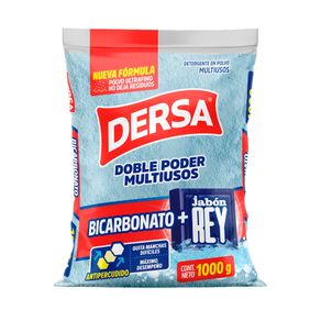 Detergente Dersa Polvo Bicarbonato + Jabon Rey x1000grs