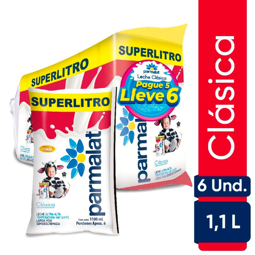 Leche Parmalat Entera x1100ml