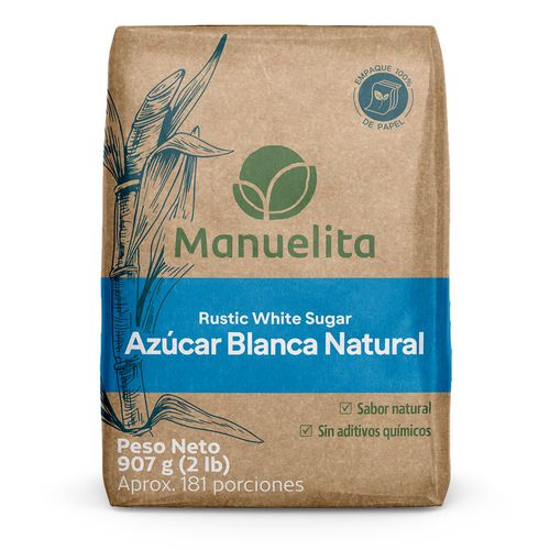 Azúcar Manuelita Blanca Natural x907grs