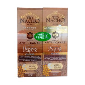 Shampoo Tio Nacho Anti Canas x415ml + Acondicionador x415ml