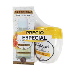 Crema Teatrical Aclaradora x100grs + Sérum x30ml