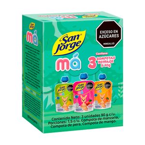 Compota San Jorge Ma Surtido Doypack x3 Und x90grs