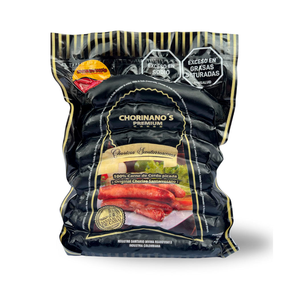 Chorizo Santarrosano Premium x7 Und x400grs