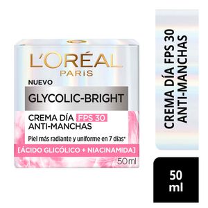 Crema L'oreal Día Acido Glicólico Fps30 x50ml