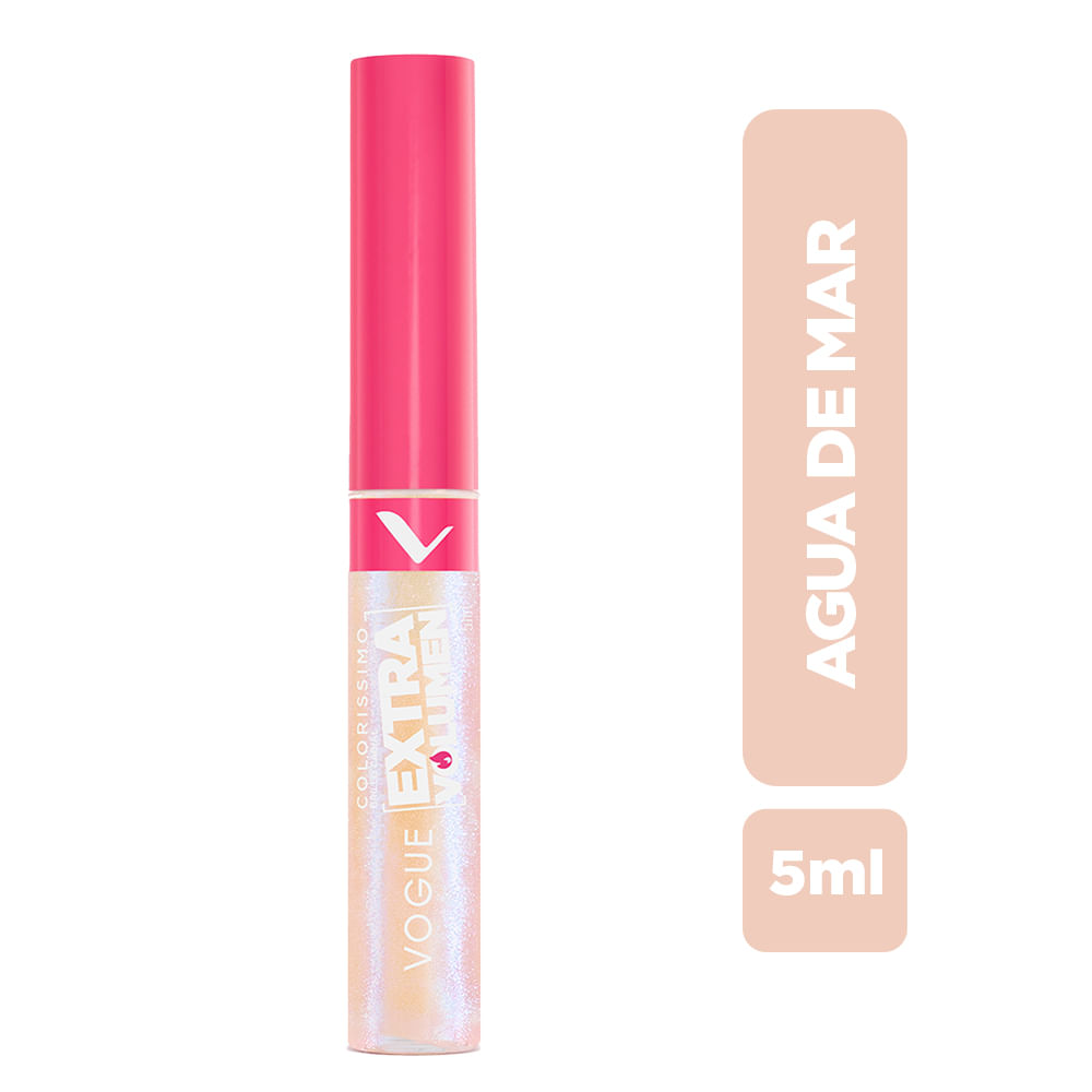 Labial Liquido Vogue Colorissimo Agua Mar x5ml
