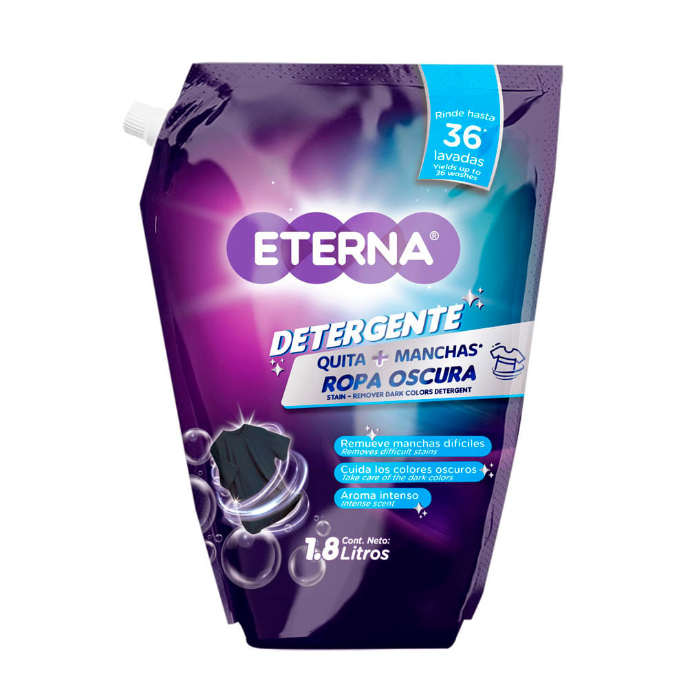 Detergente Eterna Ropa Oscura Doypack x1.8lt