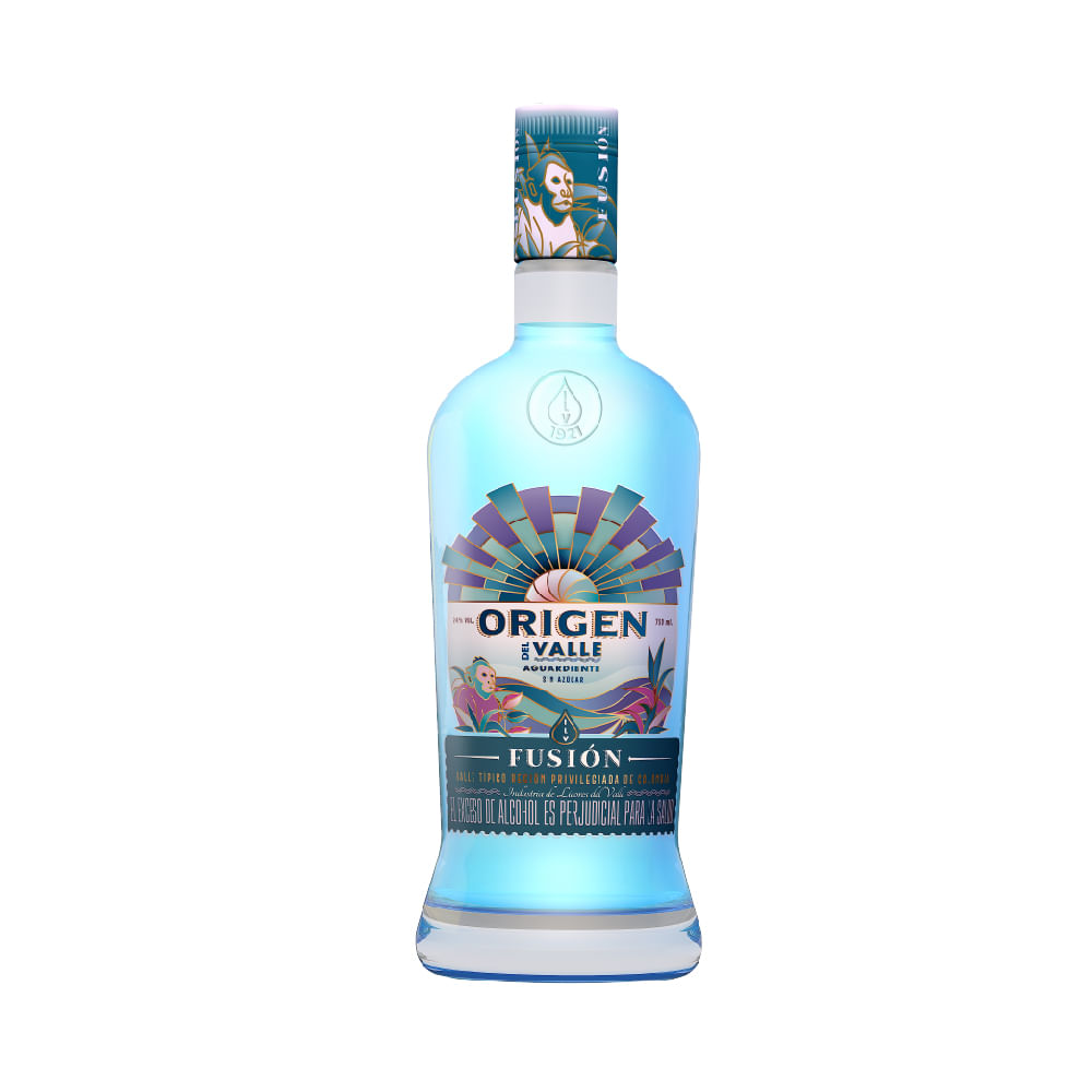 Aguardiente Origen Fusión Sin Azúcar x750ml