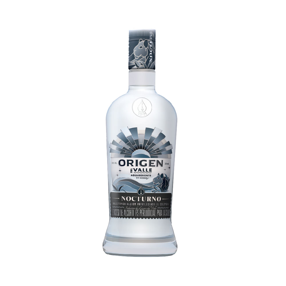 Aguardiente Origen Nocturno Sin Azúcar x750ml