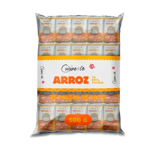 Arroz Cuisine & Co Blanco x25 Und x500grs
