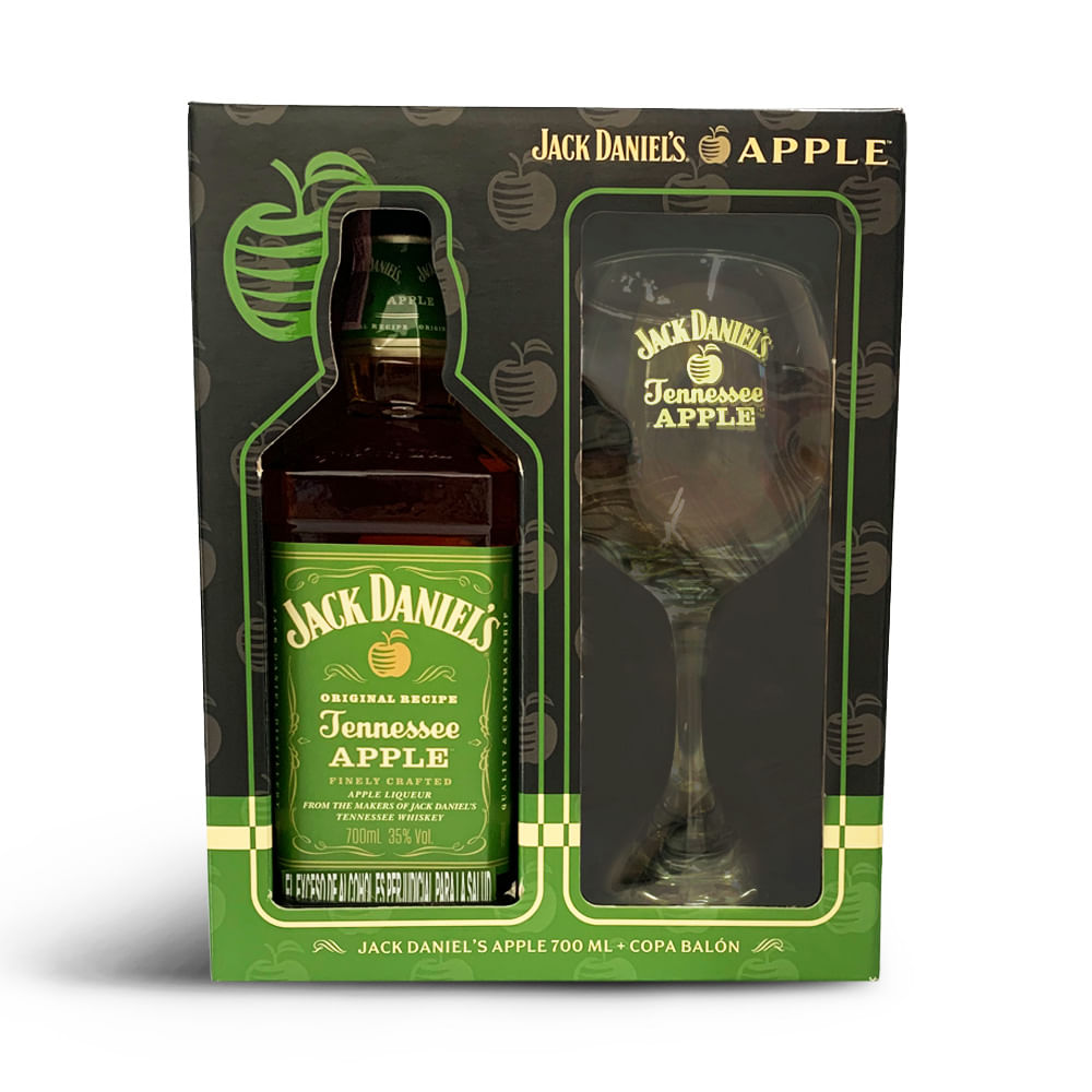 Whisky Jack Daniel's Apple x700ml + Copa Balón