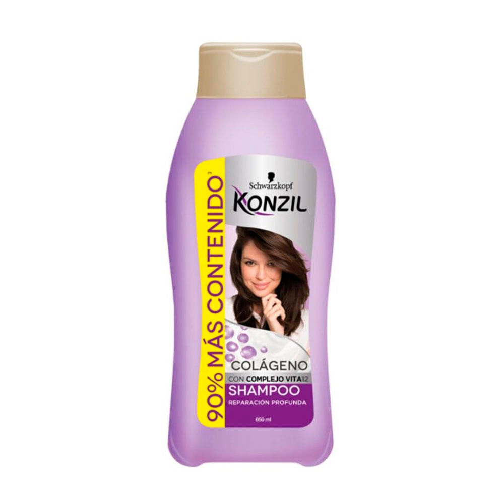 Shampoo Konzil Reparación Profunda Colágeno 650ml