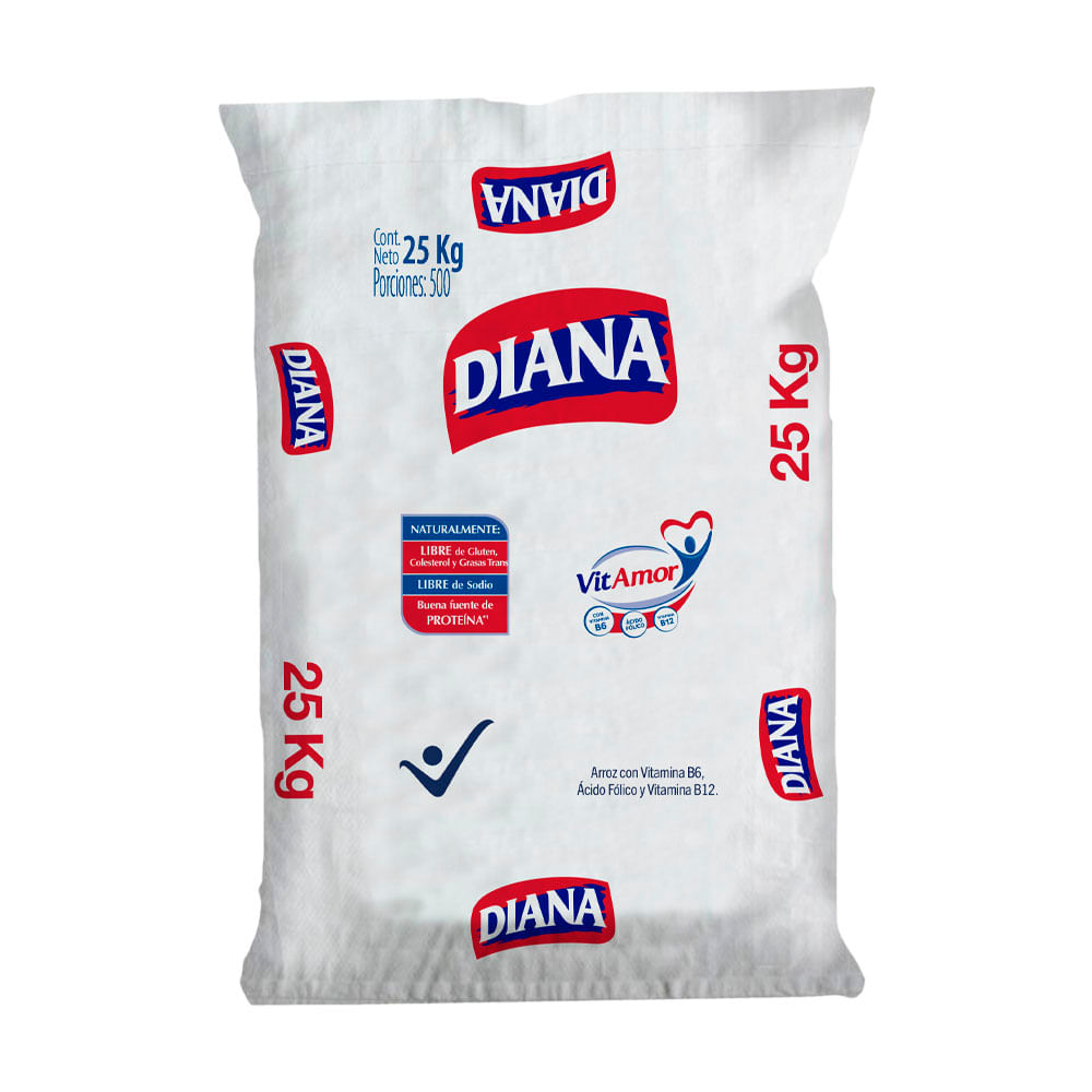 Arroz Diana Blanco Vitamor x25Kg