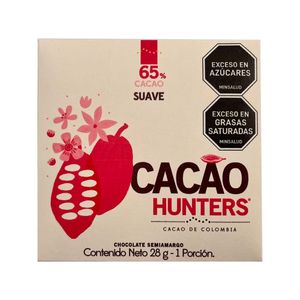 Chocolate Cacao Hunters Suave 65% Cacao x28grs