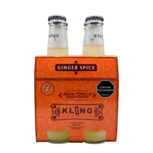 Agua Tónica Kling Ginger Spice x4 Und x207ml