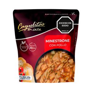 Sopa Cazuelitas En Casa Minestrone Pollo x400grs