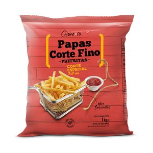 Papas Cuisine & Co Congeladas Pre Fritas Corte Fino x1000grs