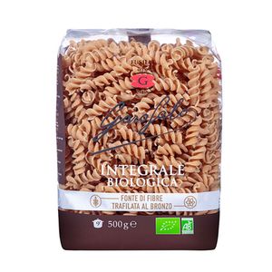 Pasta Garofalo Fusilli Integral Orgánico x500grs