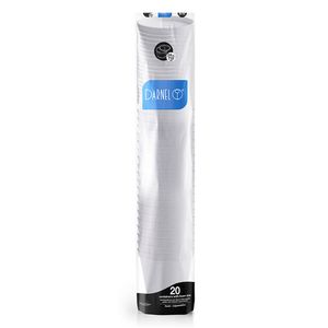 Contenedor Darnel Blanco Tapa Rígida 24 Oz x20 Und