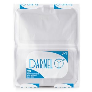 Portacomidas Darnel Espumado Blanco x20 Und