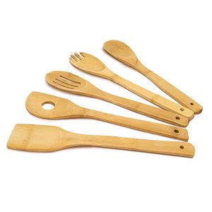 Set Utensilios Ambiente Gourmet Bambú