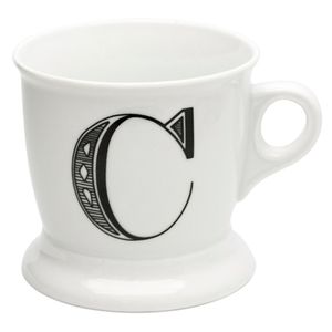 Mug Ambiente Gourmet Letra C 350ml