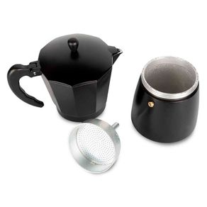 Cafetera Ambiente Gourmet Moka Negro 600ml