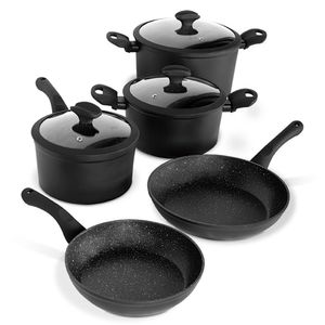 Olla Ambiente Gourmet Aluminio Forjado x8 Piezas