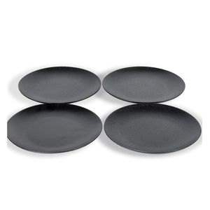 Plato Ambiente Gourmet Mediano Porcelana x4 Und