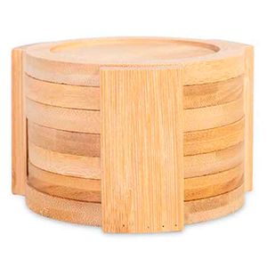 Portavasos Ambiente Gourmet Bambú x6 Und