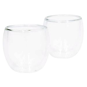 Vaso Ambiente Gourmet Doble Pared 100ml x2 Und